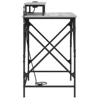 Bureau met plank Grijs sonoma 100 x 50 x 86.5 cm Bewerkt hout - thumbnail