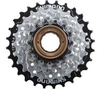 Freewheel 6 speed Shimano MF-TZ510 14-28T - Zilver - thumbnail