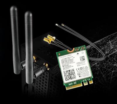ASRock Barebone Netwerkadapter WiFi, Bluetooth