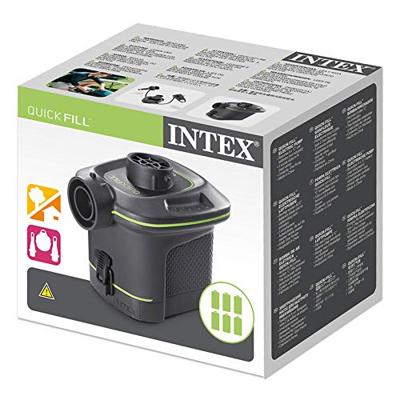 Intex opblaaspomp op batterijen
