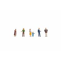 NOCH 0015481 H0 Passanten. figuren Geverfd, Staand - thumbnail