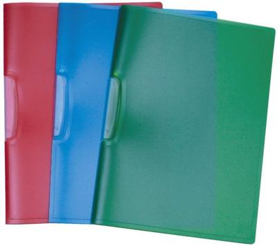 Q-CONNECT Klemmap swingclip A4 Transparant blauw