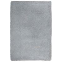 Hoogpolig vloerkleed NAVARRA 200x290 cm polyester zilvergrijs - thumbnail