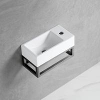 Fonteinset Best Design R-Line Moya L&R Met Frame en Kraangat Gunmetal - thumbnail