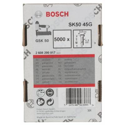 Bosch Accessories 2608200517 Nagel met verzonken kop SK50 Afmeting, lengte 45 mm 5000 stuk(s)