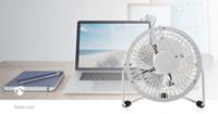 Nedis Tafelventilator | 100 mm | 3 W | 1 Snelheid | Wit | 1 stuks - FNDK1WT10 FNDK1WT10 - thumbnail