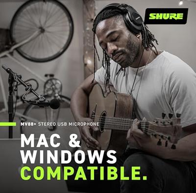 Shure MV88+Stereo-USB usb microfoon