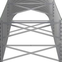 Plantenbak 224x80x68 cm gepoedercoat staal groen - thumbnail