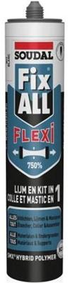 Soudal fix - all flexi | lijm- en voegkit | grijs | 290 ml - 105030