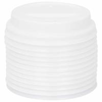 VidaXL Papieren koffiebekerdeksels ø80 mm 8oz 1000 st kunststof wit - thumbnail