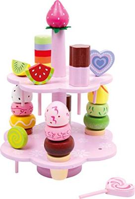 Small Foot houten etagere met speeleten snoep, 22dlg.