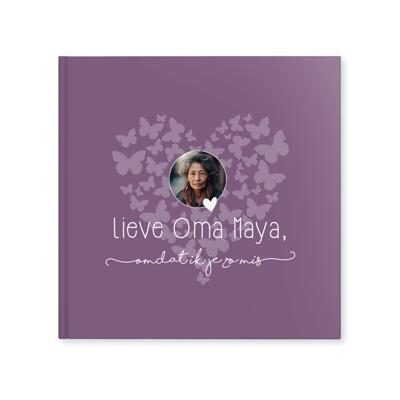 Gepersonaliseerd boek - Lieve Oma, omdat ik je zo mis - Softcover