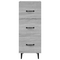 Dressoir 34,5x34x90 cm bewerkt hout grijs sonoma eikenkleurig - thumbnail