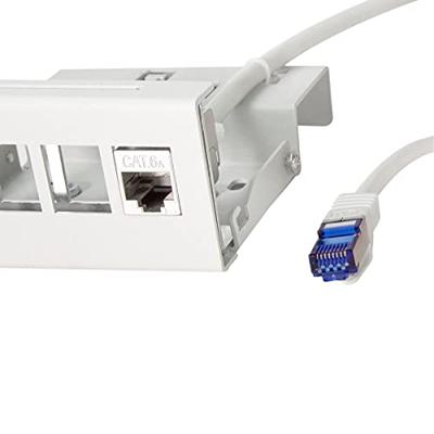 LogiLink CC5152S RJ45 Netwerkkabel, patchkabel CAT 6A S/FTP 25 m Grijs Snagless 1 stuk(s)