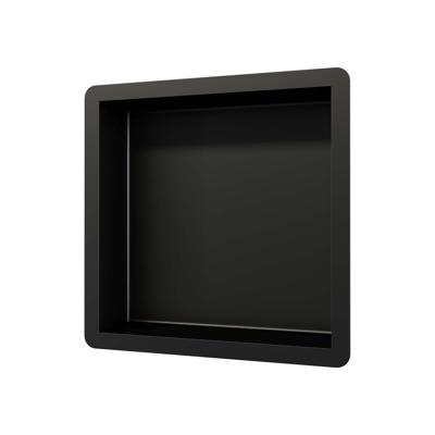Inbouwnis Brauer Box Met Flens 30x30cm Zwart Inbouwnis Brauer Box Met Flens 30x30cm Zwart
