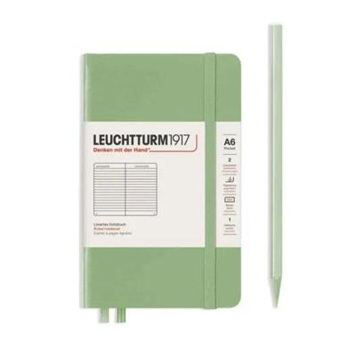 Leuchtturm Sage, Pocket (A6), 187 p., ruled