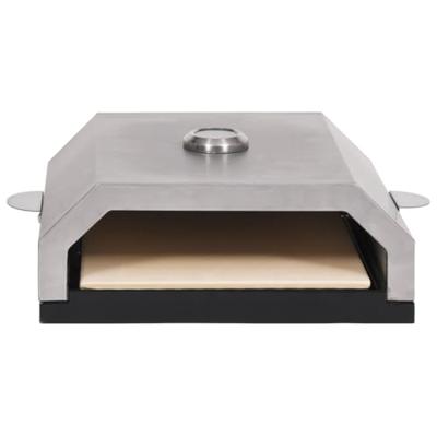 VidaXL Pizzaoven met keramische steen voor gas-/houtskoolbarbecue