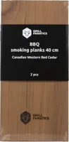 Grill Fanatics barbecue rookplanken 40 cm 2 stuks - thumbnail