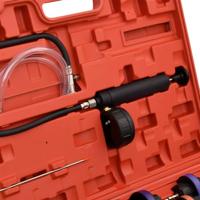 VidaXL Druktester voor koelsysteem 52x40,5x9,5 cm rood - thumbnail