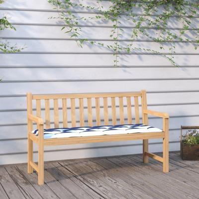 VidaXL Tuinbankkussens 2 st oxford stof gestreept wit en blauw VidaXL Tuinbankkussens 2 st oxford stof gestreept wit en blauw