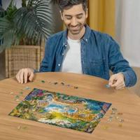 Ravensburger puzzel tijgerfamilie in de oase - 500 stukjes - thumbnail