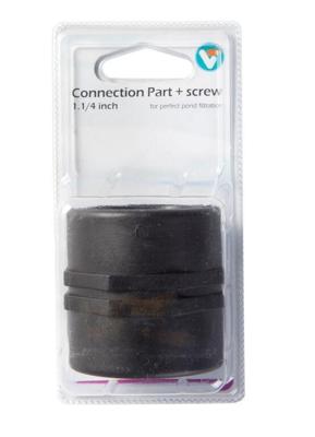 Recht verbindingsstuk met schroefdraad connection part met screw 1.1/4 inch Velda - Velda