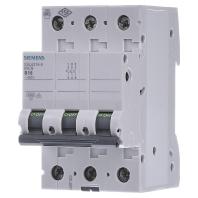 Zekeringautomaat 3-polig 16 A 400 V Siemens 5SL63166 - thumbnail