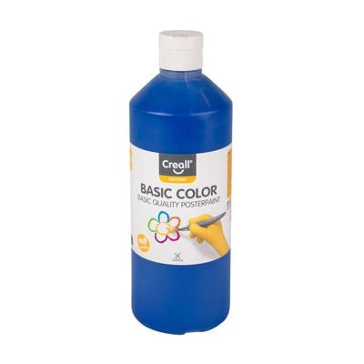 Plakkaatverf Creall basic donkerblauw 500ml | 6 stuks