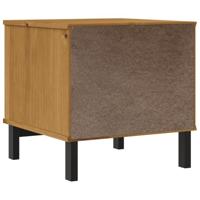 Bijzettafel FLAM 50x50x50 cm massief grenenhout - thumbnail