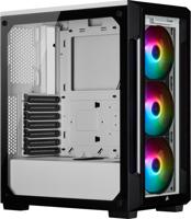 iCUE 220T RGB Tempered Glass - Midtowermodel - ATX - geen voeding - 3x RGB fan - iCUE - gehard glas - thumbnail