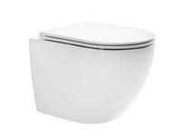 QeramiQ Cyclone Wandclosetpack - 37x52cm - diepspoel - cycloneflush - spoelrandloos - softclose zitting - glans wit 1936844 - thumbnail