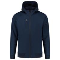 Tricorp 402704 softshell bomber capuchon RE2050 inkt blauw maat XL - thumbnail