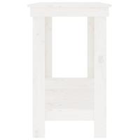 Werkbank 140x50x80 cm massief grenenhout wit - thumbnail