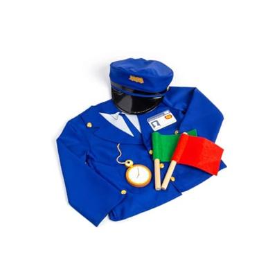 Bigjigs treinmachinist verkleedset met accessoires Bigjigs treinmachinist verkleedset met accessoires