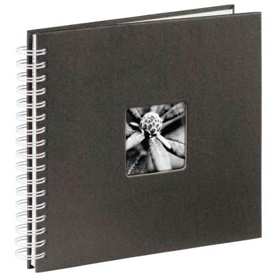 Hama spiraalalbum fine art 28x24 cm 50 witte pagina's zwart Hama spiraalalbum fine art 28x24 cm 50 witte pagina's zwart