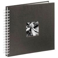 Hama spiraalalbum fine art 28x24 cm 50 witte pagina's zwart - thumbnail