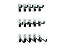 Bott Gereedschaphouder-assortiment | BxH mm | elk 5 haken T75/100/150 mm 15-delig | 1 stuk - 14031427 14031427 - thumbnail