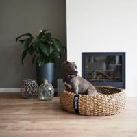 District 70 COCOON Huisdierenbed voor honden en katten, bruin, maat S (40 x 40 x 15 cm) - thumbnail