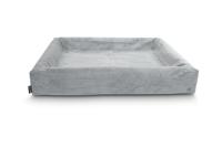 BIA BED RIB HOES HONDENMAND GRIJS BIA-6 100X80X15 CM - thumbnail