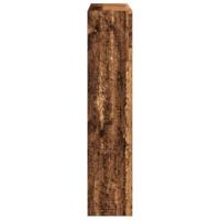 Haardombouw 81x18x82 cm bewerkt hout oud houtkleurig - thumbnail