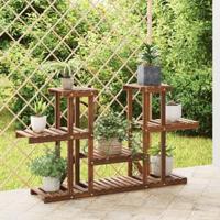 VidaXL Plantenstandaard 110x25x73 cm massief vurenhout - thumbnail