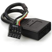 SilverStone G11303050-RT, USB 2.0 (intern) 9pin > USB 3.0 (intern) 19pin adapter - thumbnail