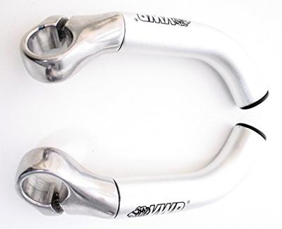 VWP bar-ends 08 gebogen aluminium zilver