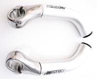 VWP bar-ends 08 gebogen aluminium zilver - thumbnail
