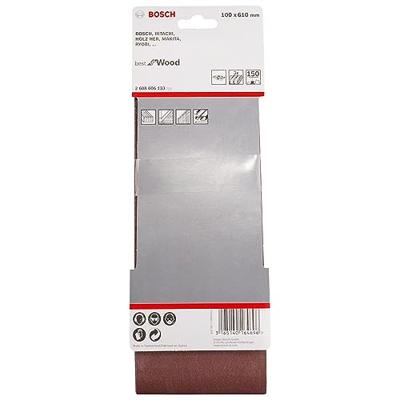 Bosch Accessoires 3 Banden 100x610 X440, Best for Wood+Paint , K150 - 2608606133