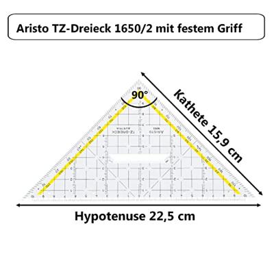 Aristo AR-18100B 3in1 Geocoverset Basic Geocover/Geodriehoek/Tekendriehoek Rood Aristo AR-18100B 3in1 Geocoverset Basic Geocover/Geodriehoek/Tekendriehoek Rood
