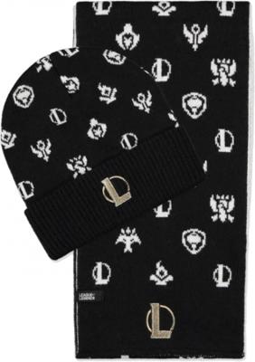 League Of Legends - Black&White Giftset (Beanie & Scarf)