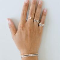 Dames ring 24KAE 124141Y/54 Gouden 14 - thumbnail