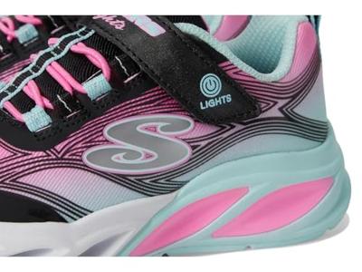 Cosmic Glow S-lights SKECHERS lichtgevende baskets zwart