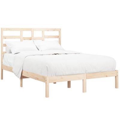 Bedframe massief hout 140x190 cm - thumbnail